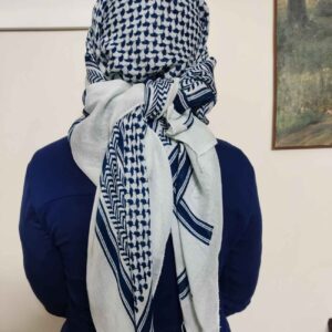 Arafat Shemagh – Wit Geruite Katoenen Sjaal