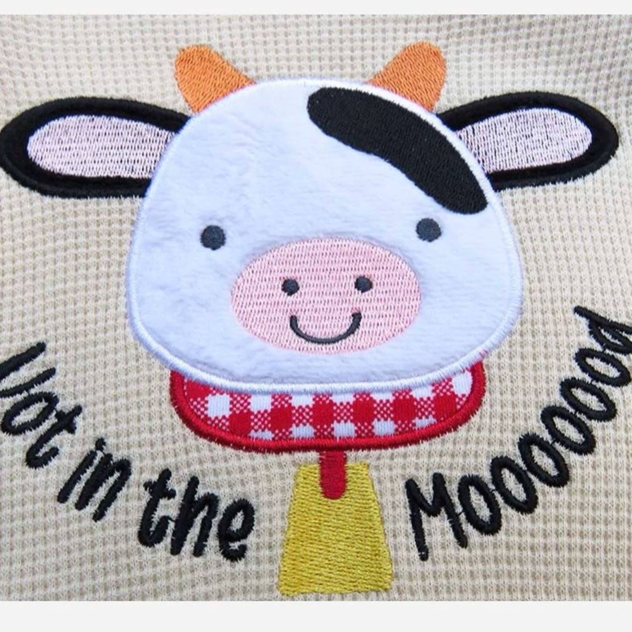 Baby Katoenen Rompertje – Koe Ontwerp