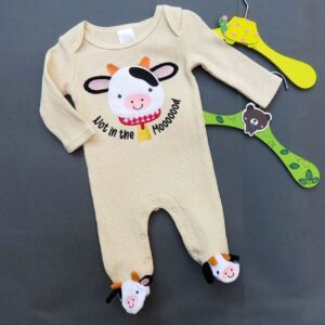 Baby Katoenen Rompertje – Koe Ontwerp
