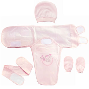 Baby Swaddle Inbakerdoek Teddybeer (Set van 4)