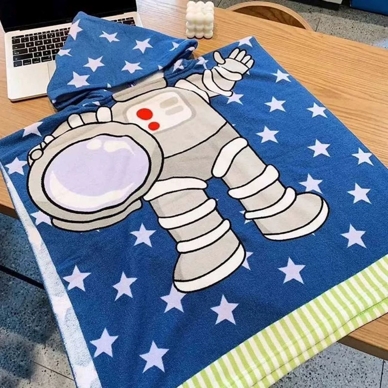 Baby Badhanddoek Astronaut – Blauw