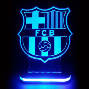 Barcelona Team Logo Ontwerp Nachtlamp