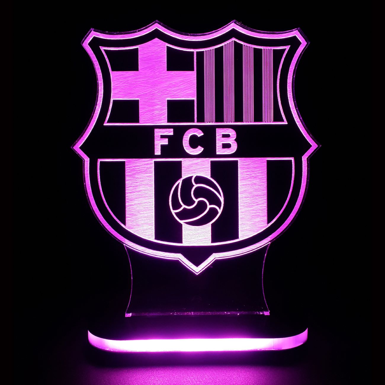 Barcelona Team Logo Ontwerp Nachtlamp