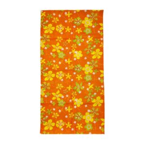 Boho-Geïnspireerde Buis Sjaal – Oranje Bloemen