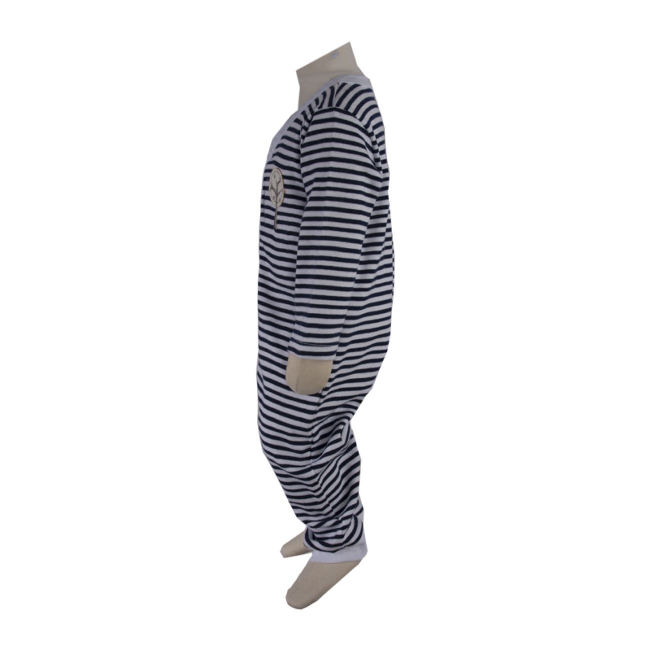Casual Baby Jumpsuit – Grijs Gestreept
