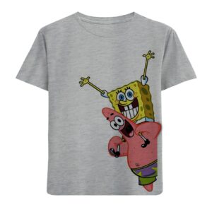 Kinder T-shirt SpongeBob SquarePants – Grijs