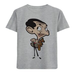 Kinder T-shirt Mr Bean – Comfortabel grijs