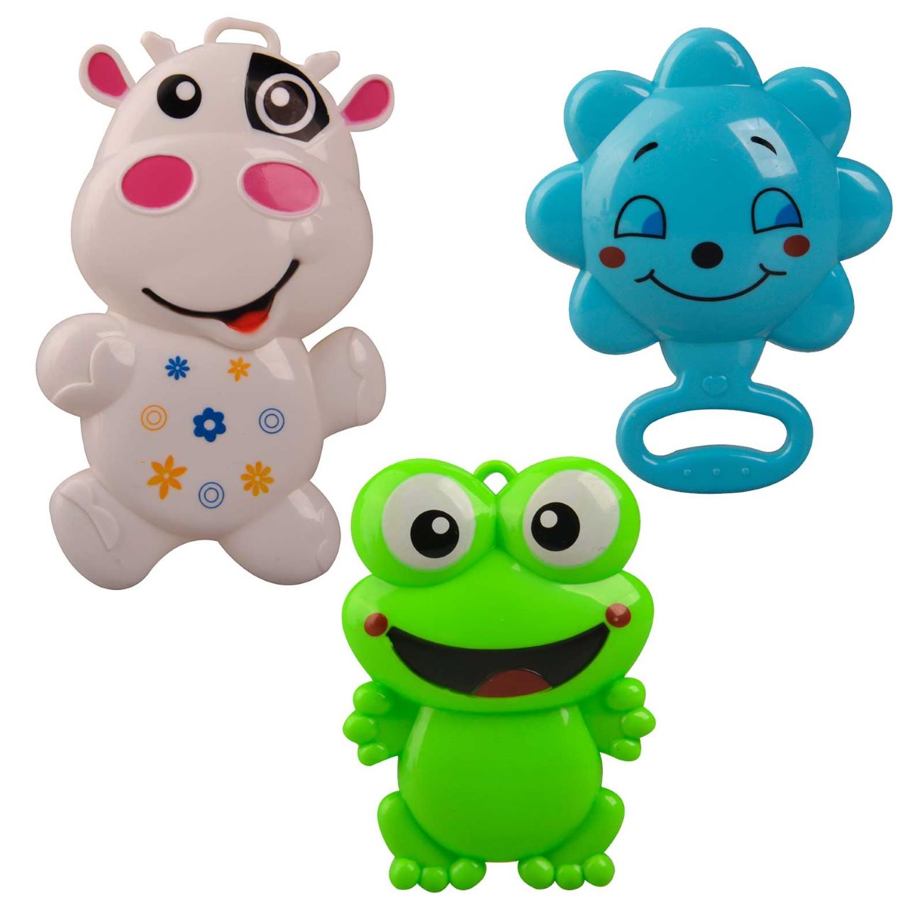 Babyrammelaars Dierenvorm – 6-delige Set