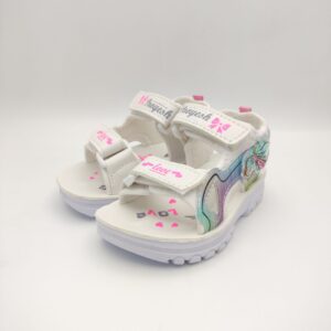 Witte Meisjes Sandalen met Strik