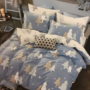 Complete 6-Delige Bedden Set – Dennenboom Ontwerp