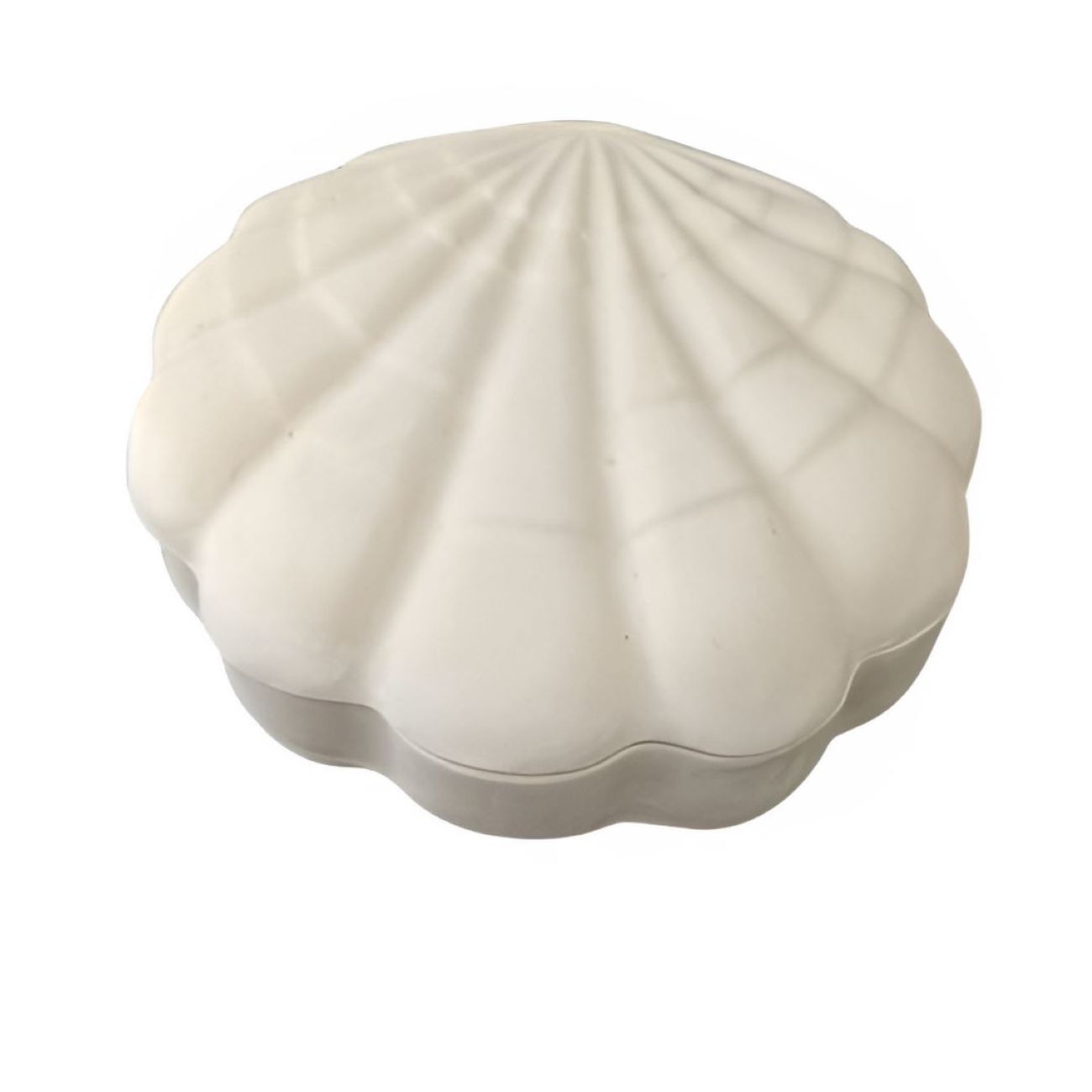 Beton schelp-design sieradendoos met deksel