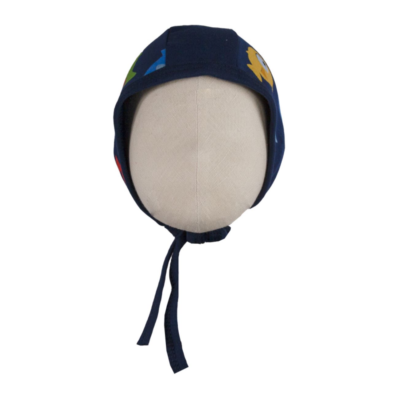 Baby Oorklep Muts – Vis Ontwerp – Blauw Katoen