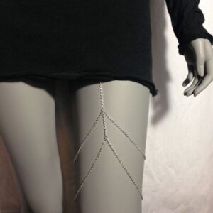 Fijne Dij-Ketting Accessoire – Minimalistisch RVS