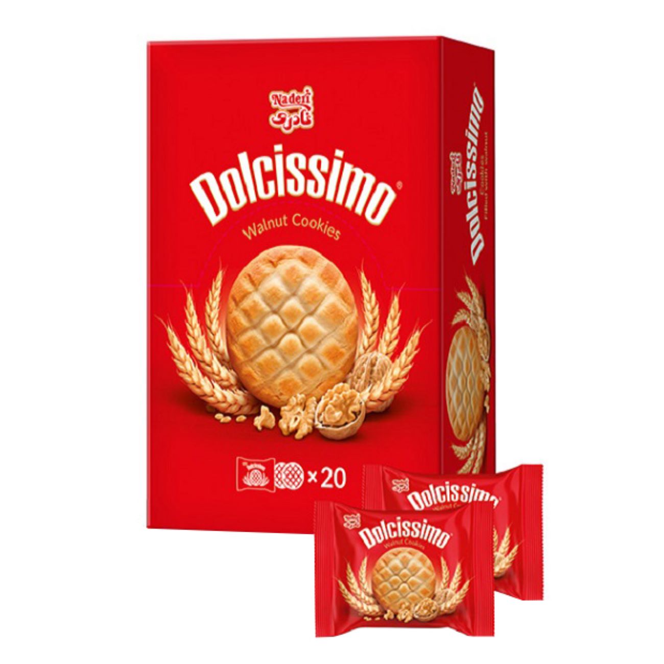 Delsissimo Perzische Walnoot Koekje door Naderi – Verpakking van (3x) – 500 gr
