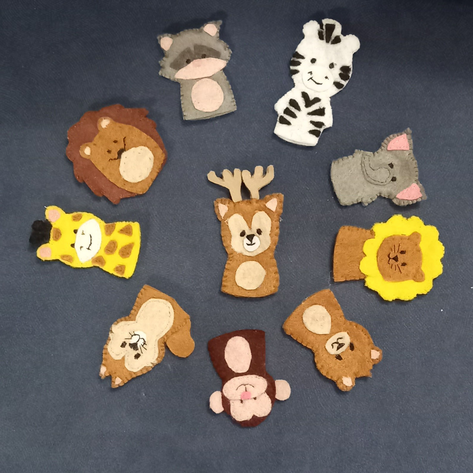 Vingerpop speelgoed set voor vroege educatie (10 stuks)