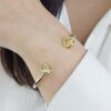 Elegant Knot-Style Bracelet – Non-Fading & Hypoallergenic, Everyday Use in Gold (2)