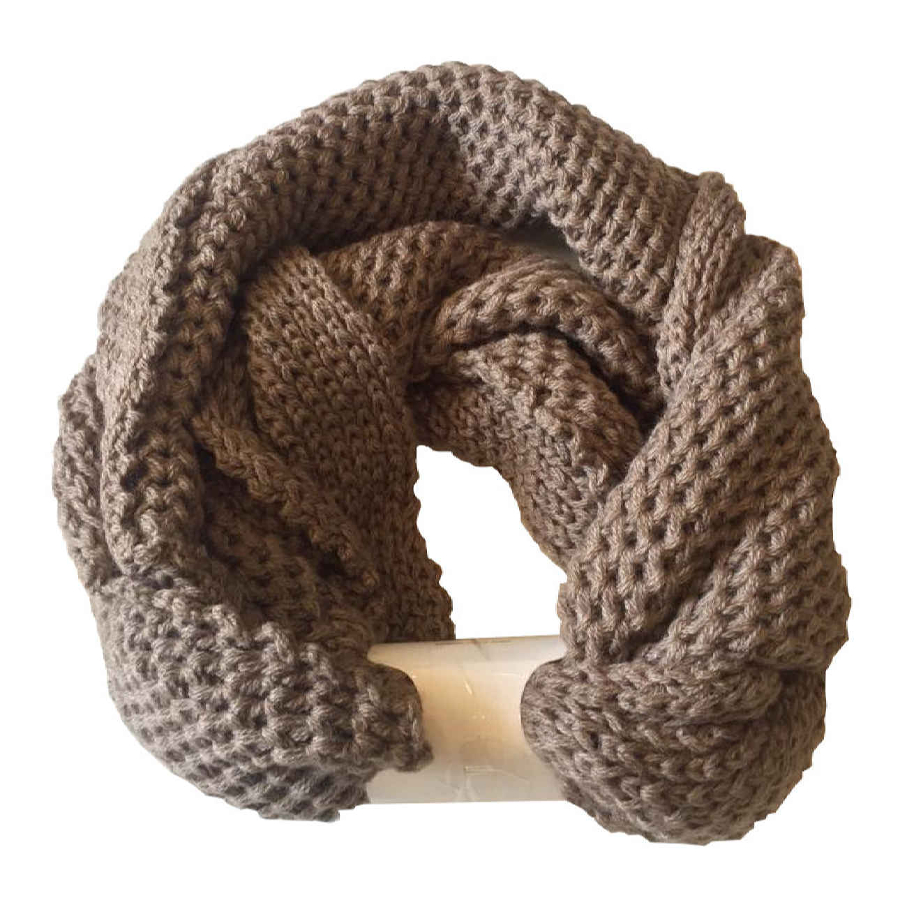 Elegante Ring-Style Col Sjaal – Zachte Knit