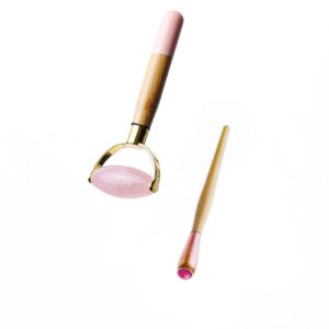 Gezichtsroller en Gua Sha Set – Rozesteen