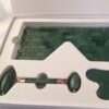 Facial Roller in Aventurine Gemstone Include Gua Sha, and Eye Mask Pack (3)