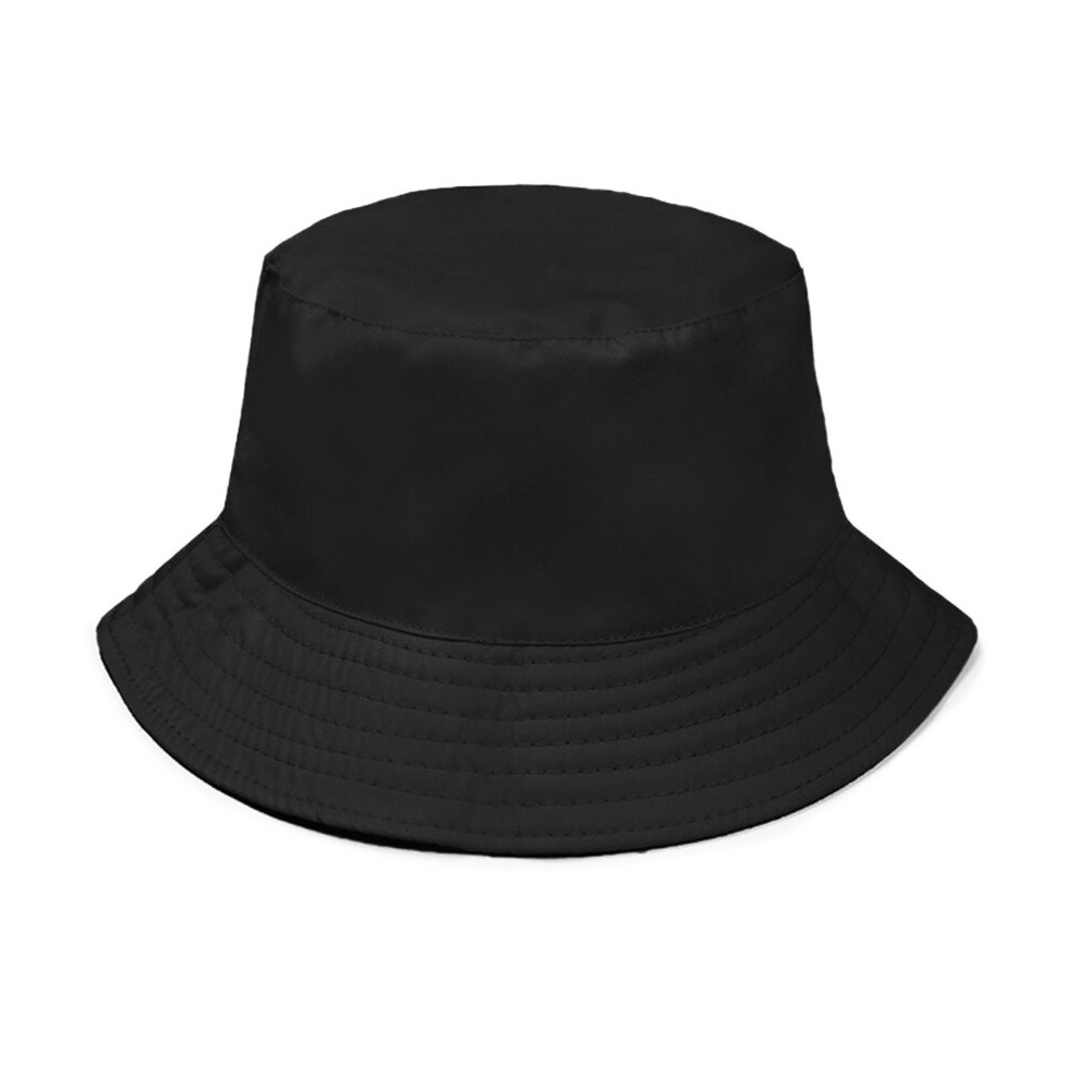 Fantasie Katoenen Bucket Hat Wit