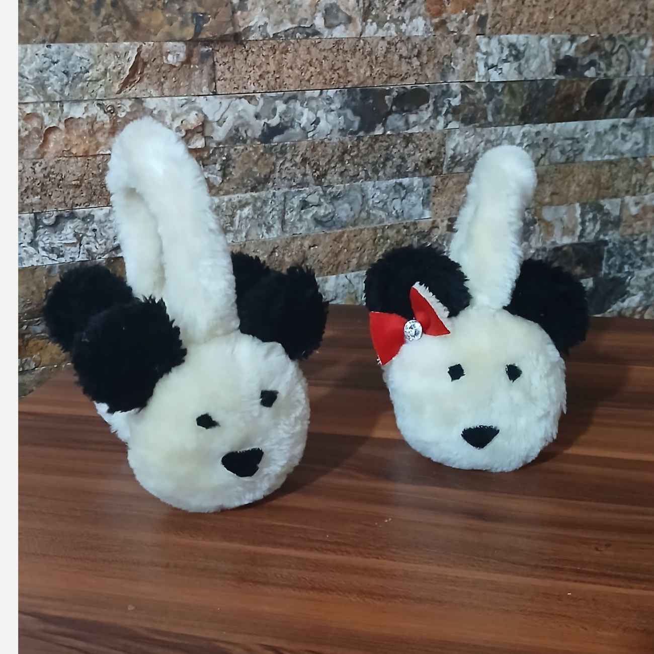 Opvouwbare kinder oorwarmers – Panda