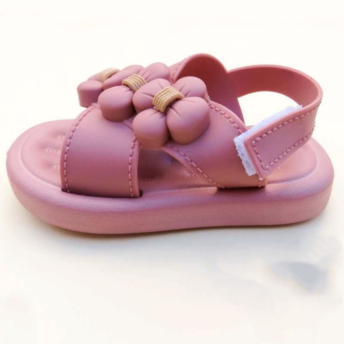 Meisjes Casual Sportsandalen – Dusty Pink Bloem