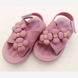 Meisjes Casual Sportsandalen – Dusty Pink Bloem