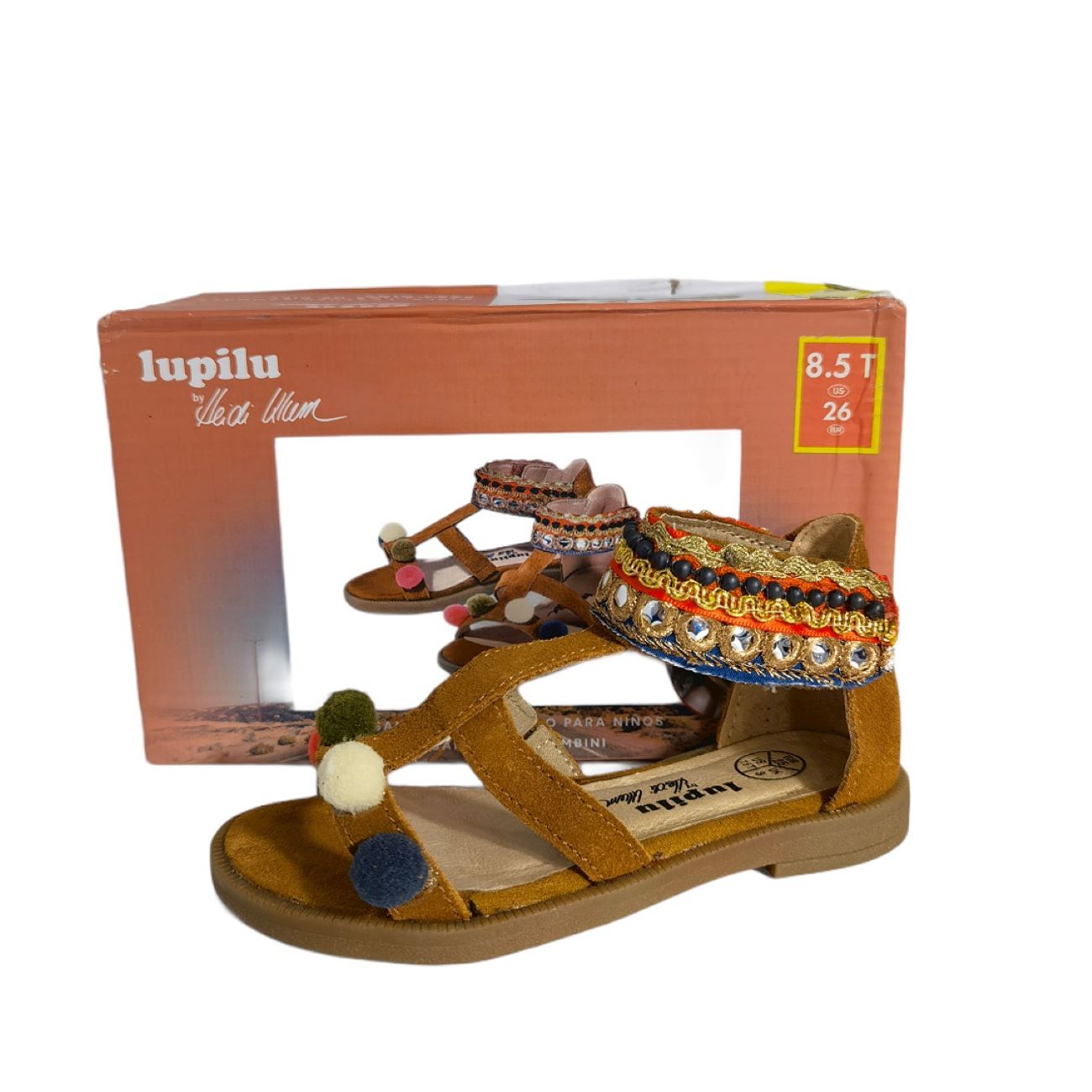 Zwarte Suède Meisjessandalen – Open-Toe Model