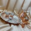 Handcrafted Copper Dinner Plate – Traditional Persian Plate for Elegant Dining and Serving (3)