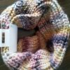 Handmade Women’s Knitted Ring Neck Scarf – Cozy and Elegant for Cold Weather (1)