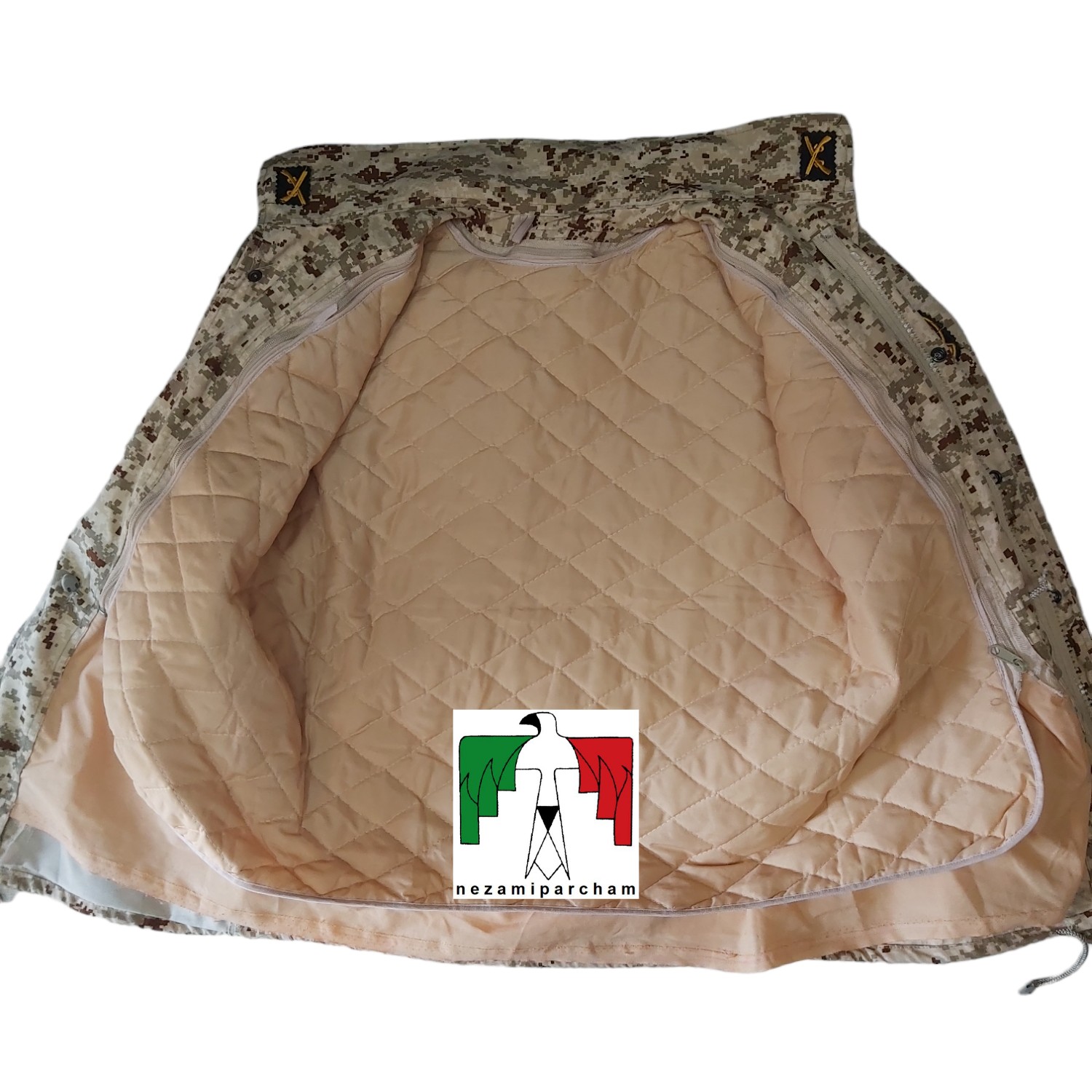 Iran Militaire NEZAJA Jas – Digitale Camouflage Groen