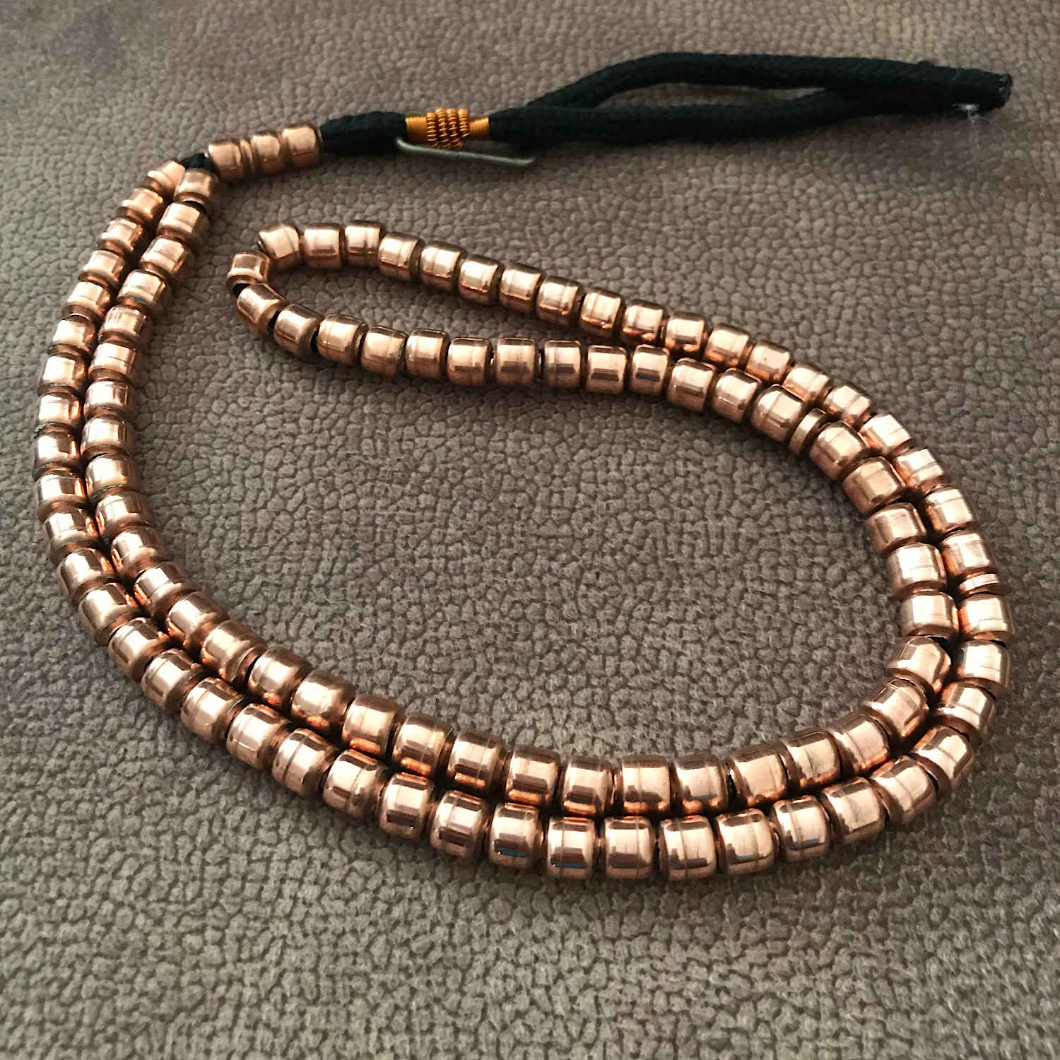Islamitische Tasbih met Koperen Kralen – Geschikt voor Persoonlijk Gebed & Cadeau