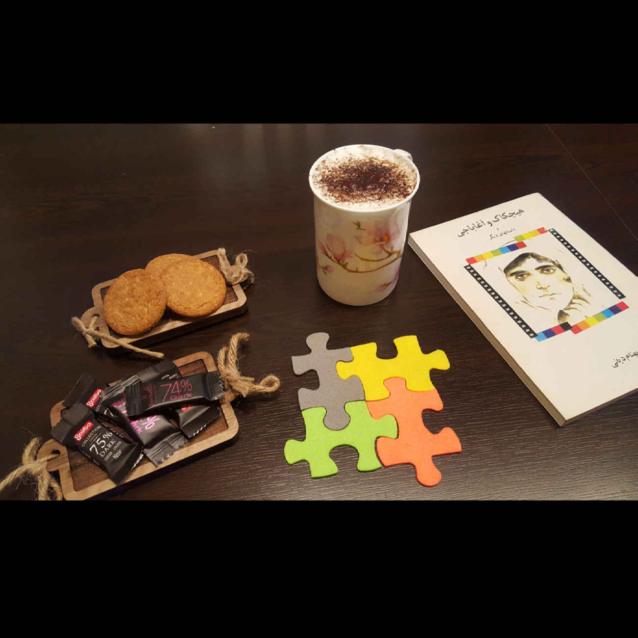 Vilten Puzzel Onderzetters 24-pack – Leuk & Functioneel voor Salon- & Bijzettafels