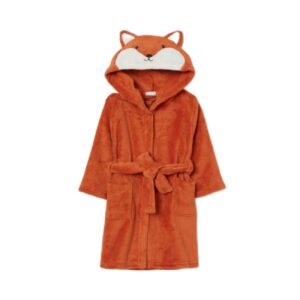 Kinderbadjas handdoek – Vos ontwerp (4-6 jaar)