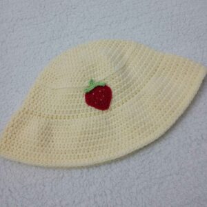 Lichtgewicht Gehaakte Bucket Hat – Geschikt voor Reizen en Inpakken