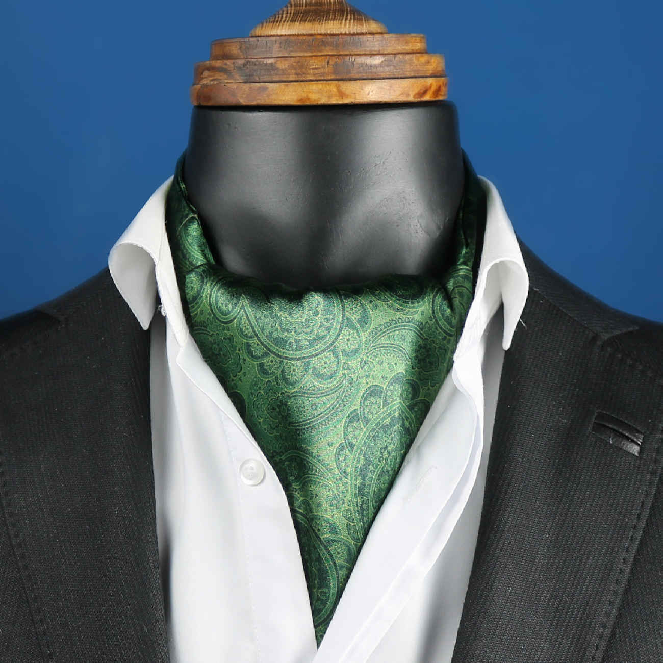 Ascot Das – Groen Bloemenpaisley Patroon