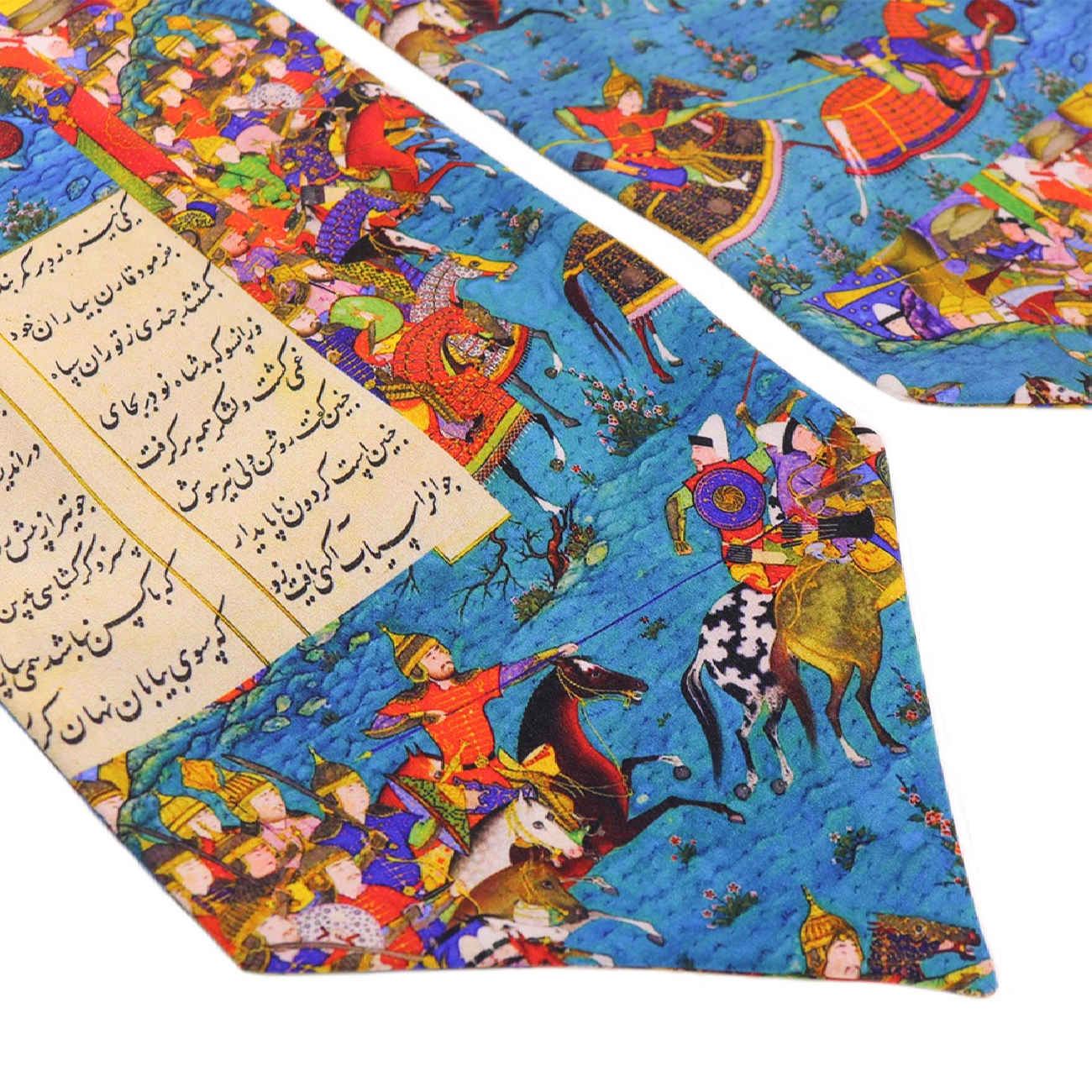 Perzische Heren Ascot Das met Shahnameh Inspiratie – Geschikt voor Elke Gelegenheid