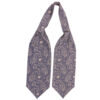 Men's Ascot tie - Suitable for Wedding with Paisley Design in Purple (5)