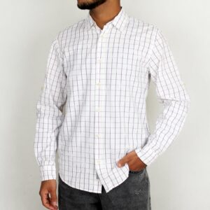 Heren Overhemd in een Geruit Patroon – Casual Stijl & Comfortabele Pasvorm