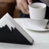 Mountain Scene Napkin Holder in Metal – Suitable for Dining Table or Patio Use2
