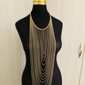 Multi-laagse Lichaamsketting – Goud