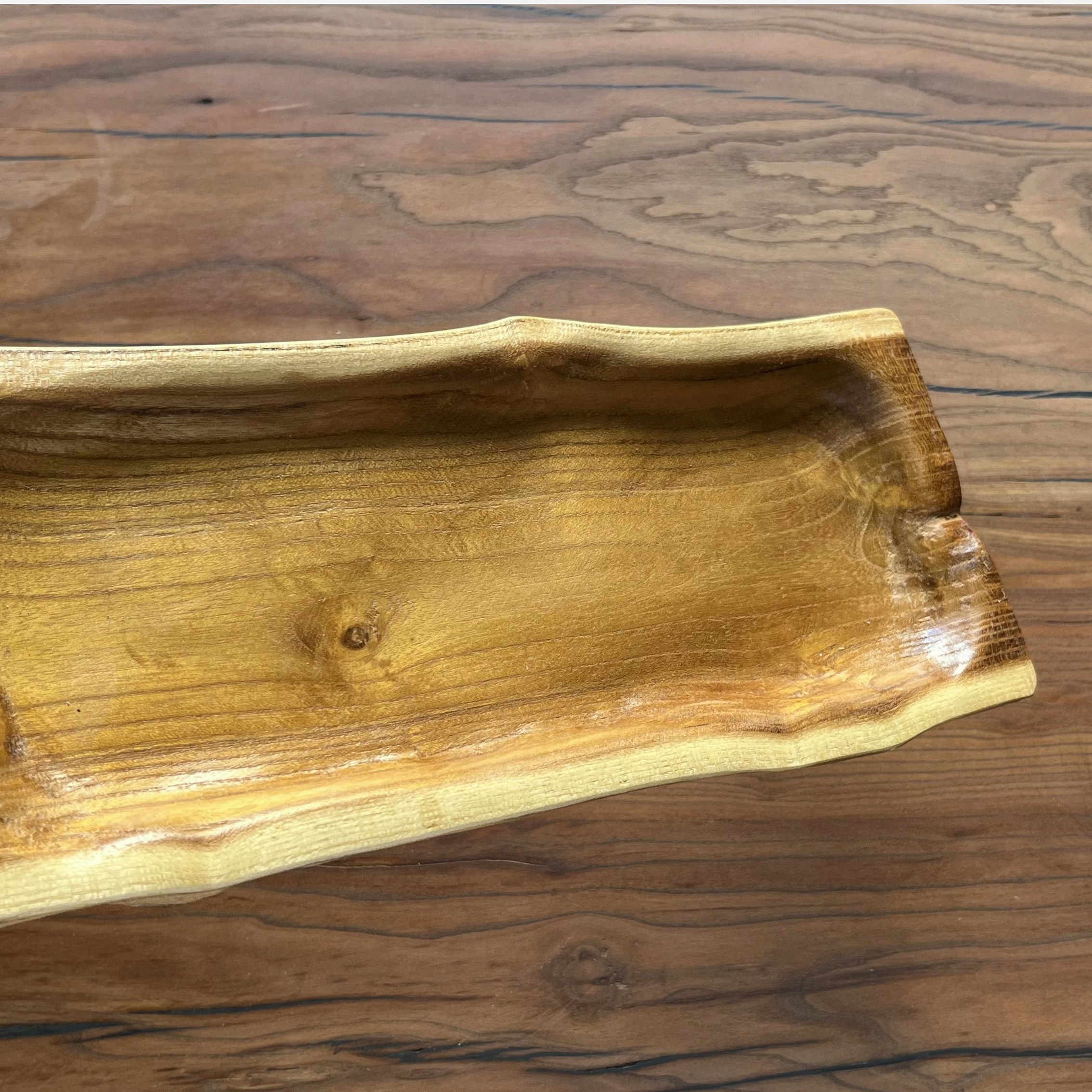 Rustiek houten dienblad voor veelzijdig gebruik – Decoratieve organizer voor thuis en kantoor