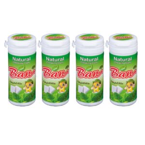 Natuurlijke Kauwgom met Munt Smaak – Pack van 4
