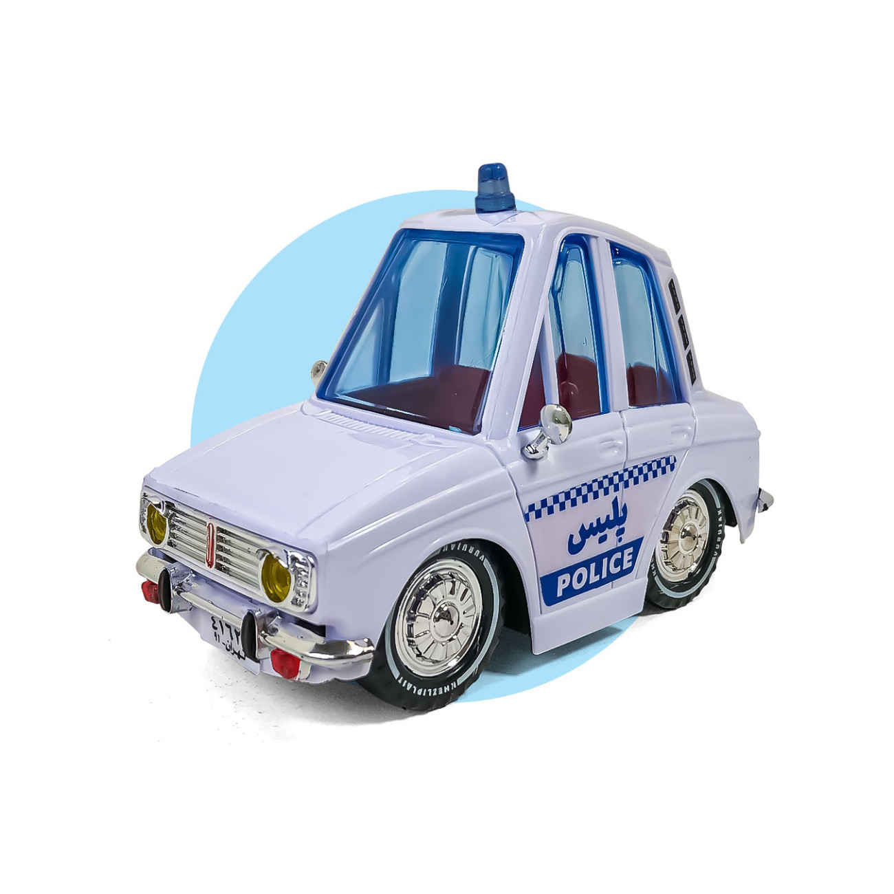Nostalgie Politie Paykan – Wit Vorojeck Model