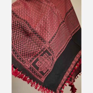 Omaanse Shemagh Premium – Rood/Wit Geruit