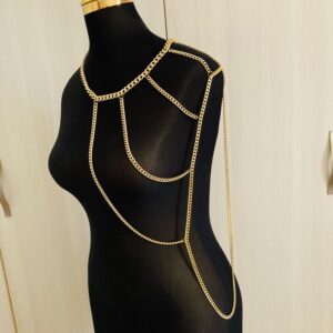 Gouden Lichaamsketting voor Feesten