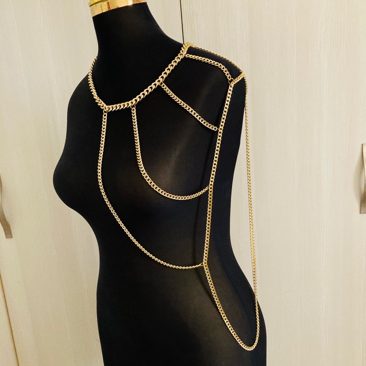 Gouden Lichaamsketting voor Feesten