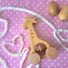 Organic Wooden Giraffe Toy Rattle – Suitable for Baby Showers (2)