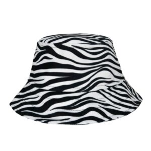 Opvouwbare Zebra Reisbucket Hat – Zonbescherming