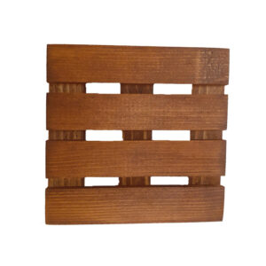 Pallet Onderzetters voor Drankjes – Houten Set